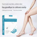 moisturising exfoliating foot peel mask